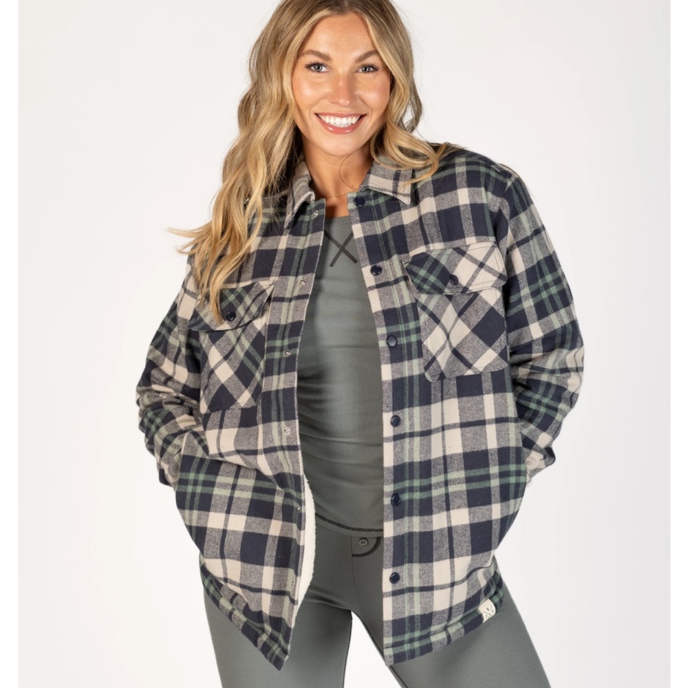 P’tula Sherpa Flannel Shacket XS